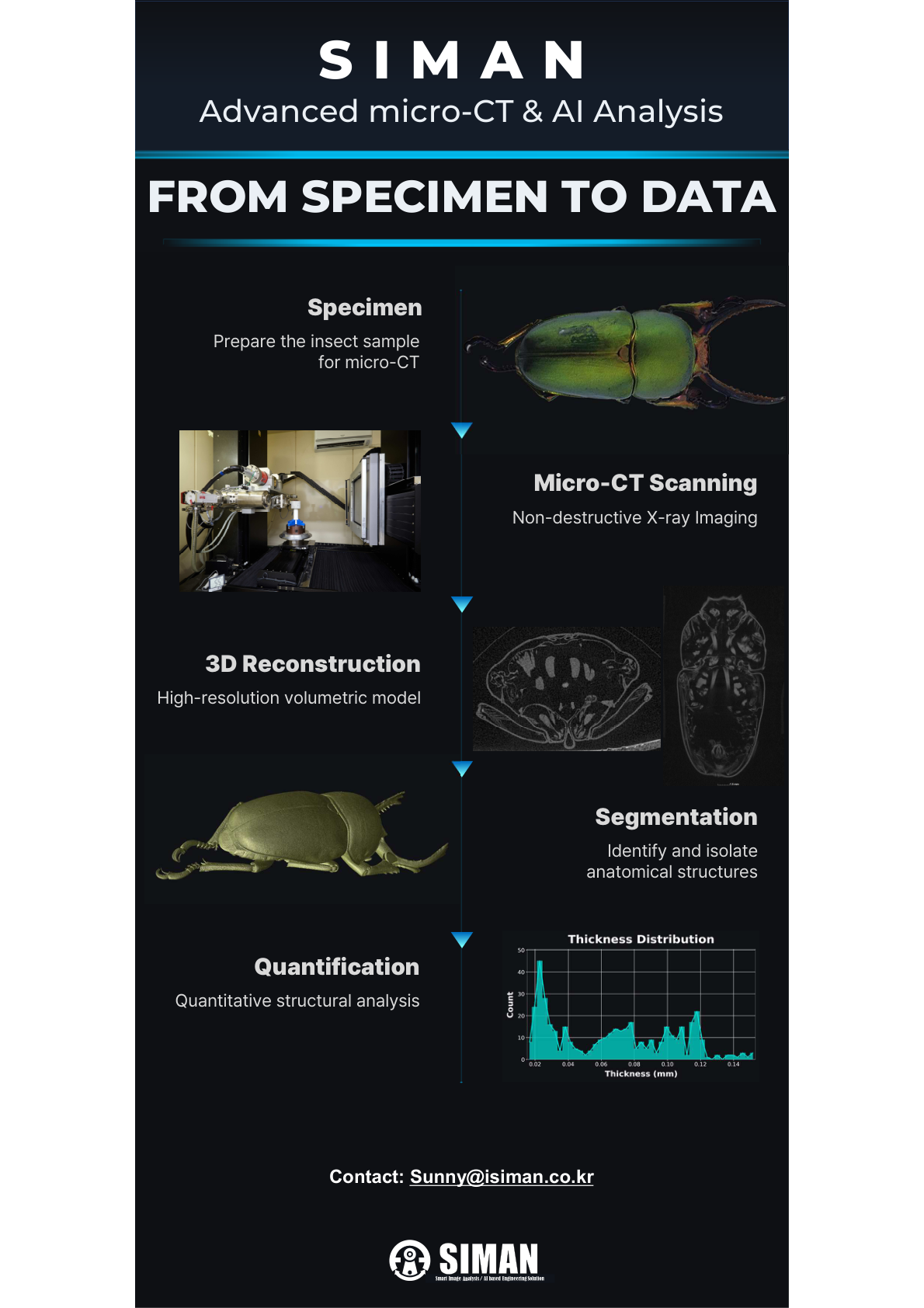 From Specimen to Data workflow